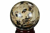 Black Opal Sphere - Madagascar #168540-1